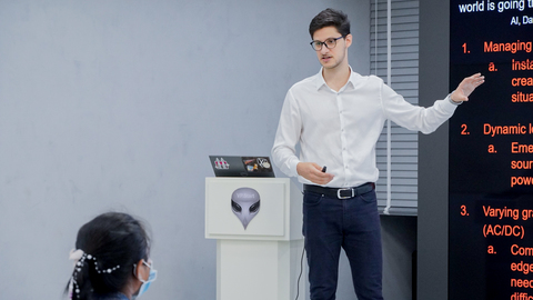 International Business Developer Strategy Lead Omar Presenting